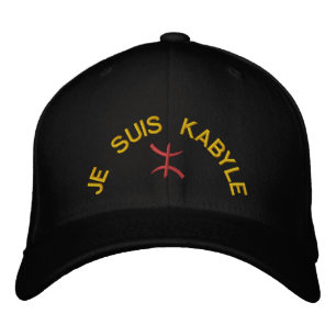 Je Suis Kabyle Embroidered Hat