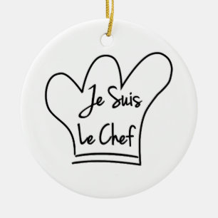 Je Suis Le Chef Ceramic Tree Decoration