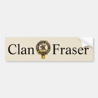 Je Suis Prest - Clan Fraser Crest Bumper Sticker