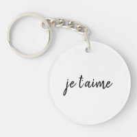 🖤 Je t’aime I love you French Chic Custom Acrylic