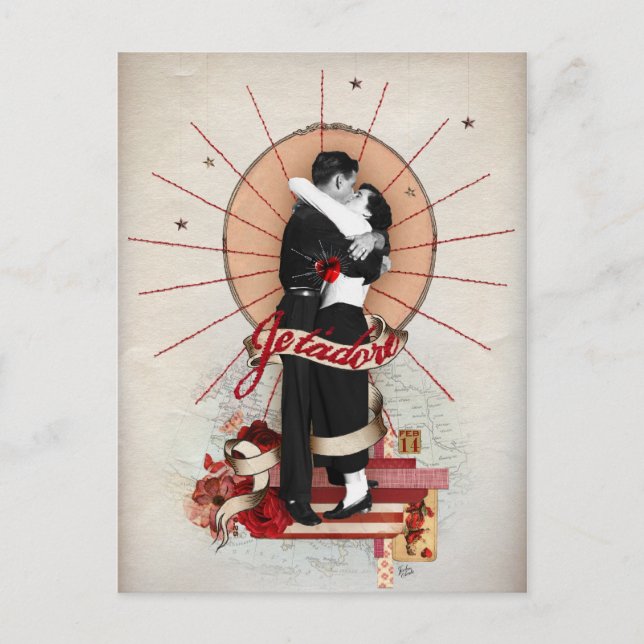 Je t'adore postcard (Front)