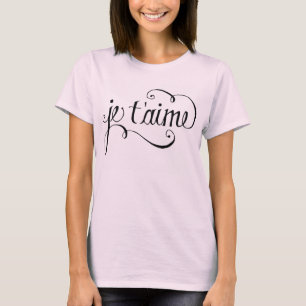 "Je t'aime" French Saying Ultra-Soft Tee For Women