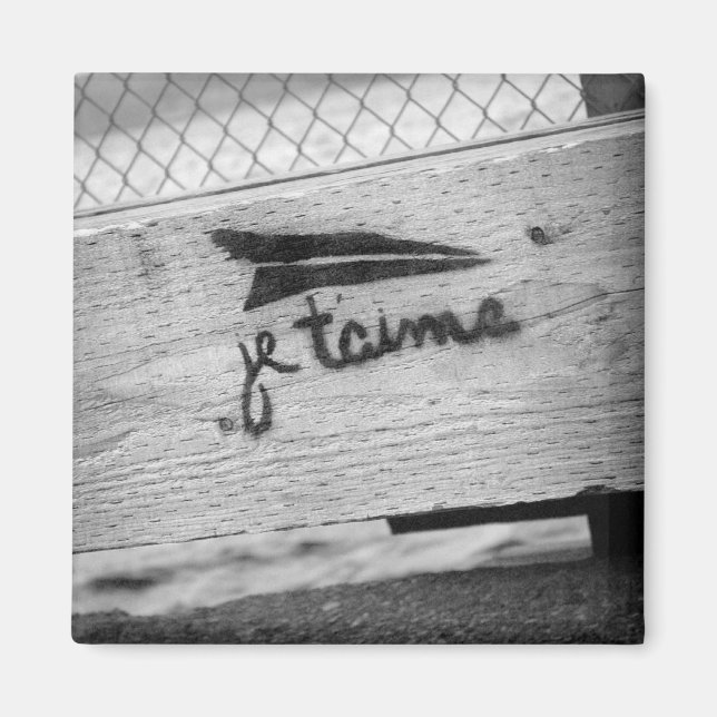 Je T'aime (I love you) Magnet (Front)