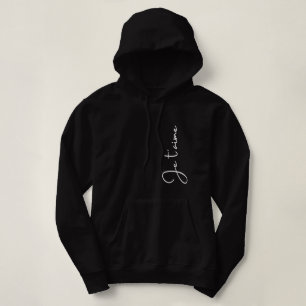 "Je t'aime" is French for "I love you" Elegant   Hoodie