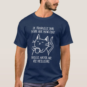 Je travaille dur (foncé) T-Shirt