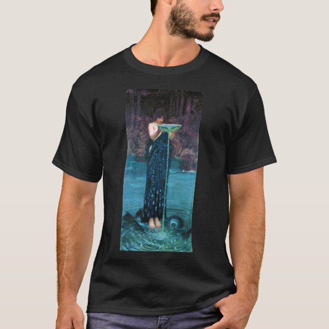 Jealous Circe, John William Waterhouse T-Shirt (Front)