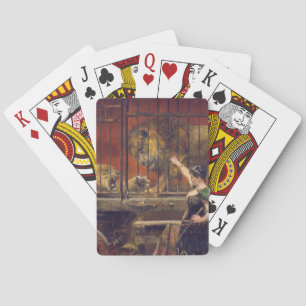 Jealous Lioness Paul Friedrich Meyerheim painting Playing Cards