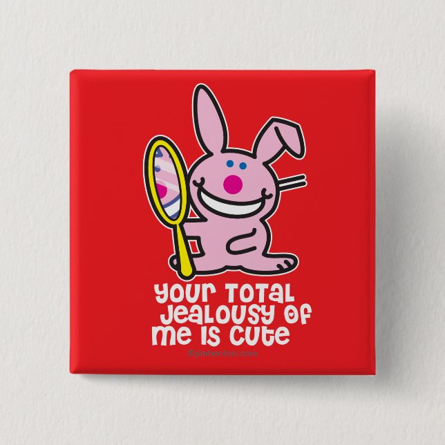 Jealousy 15 Cm Square Badge (Front)