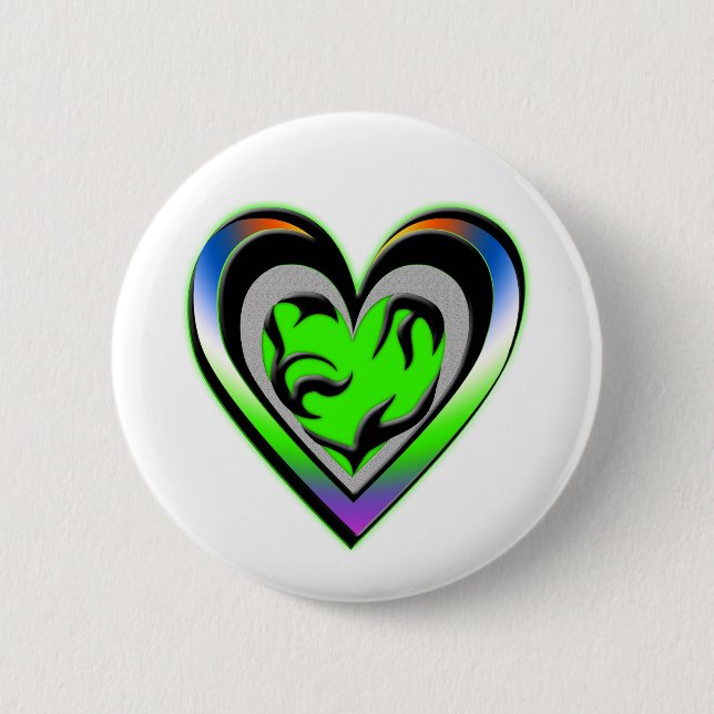 Jealousy 6 Cm Round Badge (Front)