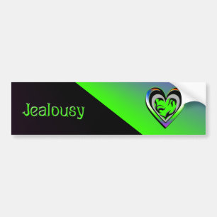 Jealousy Bumper Sticker
