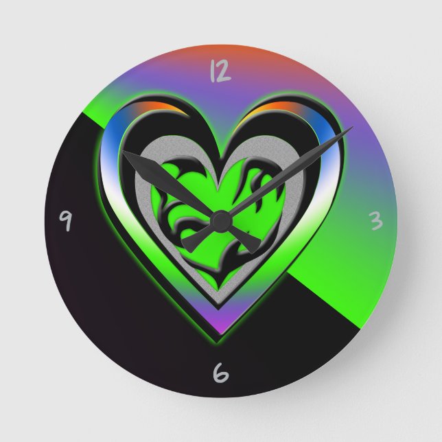 Jealousy Round Clock (Front)