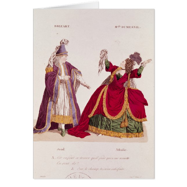 Jean-Baptiste Brizard  in the role of Joad (Front)