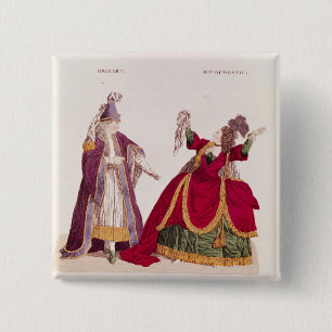 Jean-Baptiste Brizard  in the role of Joad 15 Cm Square Badge