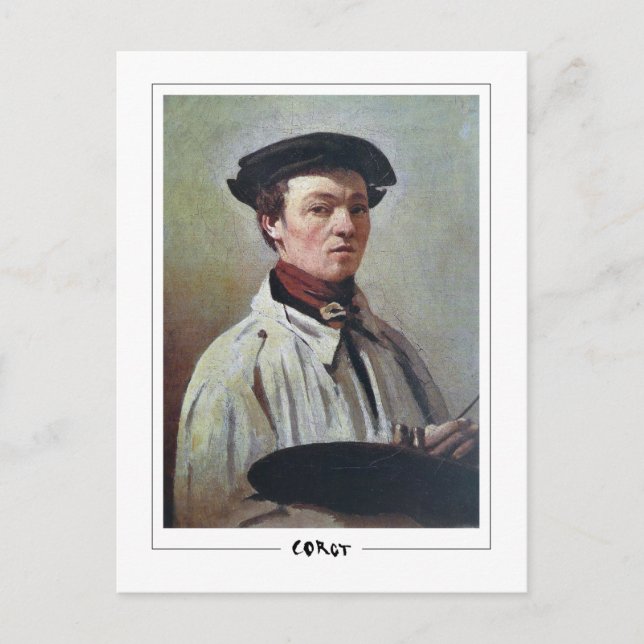 Jean-Baptiste-Camille Corot #12-2 - Fine Art Po… Postcard (Front)