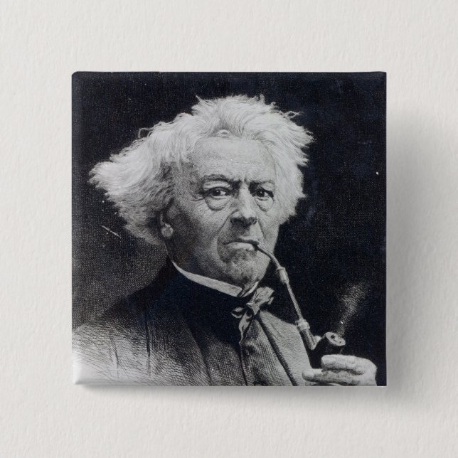 Jean-Baptiste Camille Corot 15 Cm Square Badge (Front)