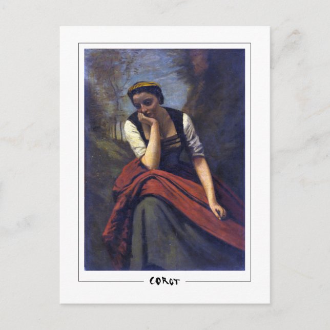 Jean-Baptiste-Camille Corot #322 - Fine Art Pos… Postcard (Front)