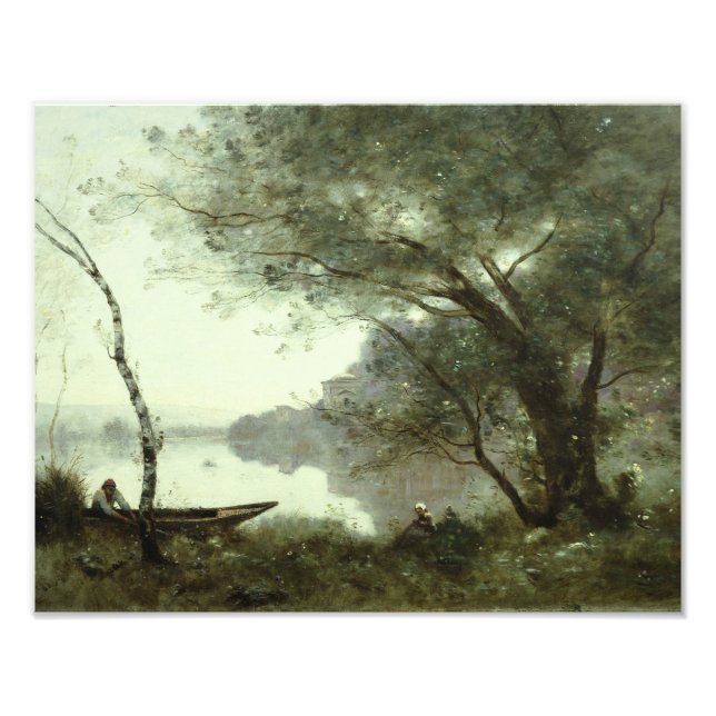 Jean-Baptiste-Camille Corot - The Boatman Photo Print (Front)