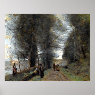 Jean-Baptiste-Camille Corot Ville d'Avray Poster