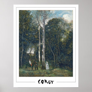 Jean-Baptiste-Camille Corot Zedign Art Poster #1
