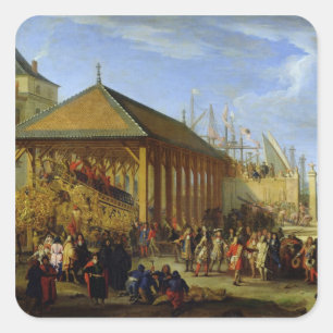 Jean-Baptiste Colbert  Marquis de Seignelay Square Sticker