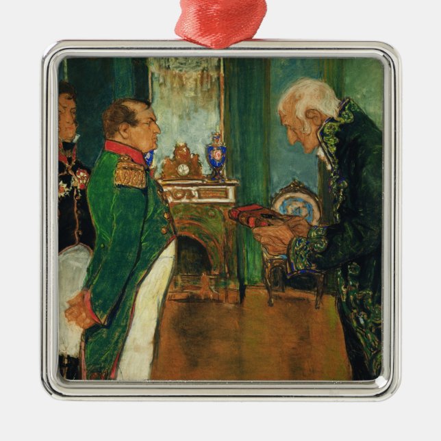 Jean-Baptiste de Lamarck Metal Tree Decoration (Front)