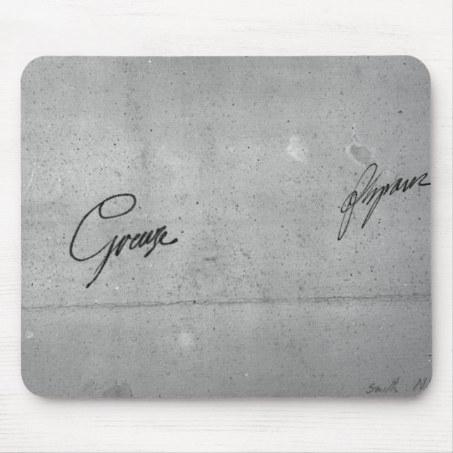 Jean-Baptiste Greuze's signature Mouse Pad (Front)