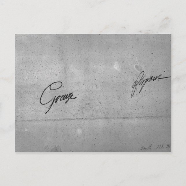 Jean-Baptiste Greuze's signature Postcard (Front)