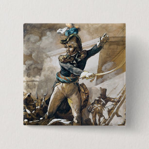 Jean Baptiste Kleber 15 Cm Square Badge