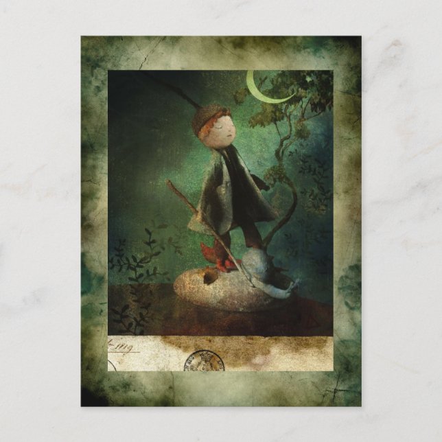 Jean de la Lune Postcard (Front)