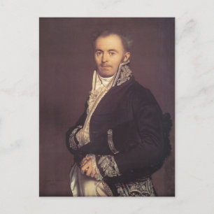 Jean Dominique Ingres-Hippolyte-François Devillers Postcard