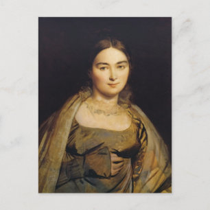Jean Dominique Ingres- Portrait of Madame Ingres Postcard