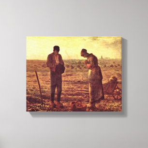 Jean-Francois Millet - Evening Prayer Canvas Print