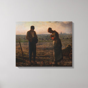 Jean-Francois Millet - The Angelus Canvas Print