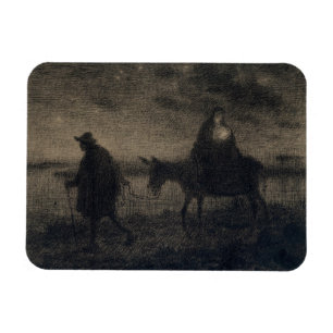 Jean-Francois Millet - The Flight Into Egypt Magnet