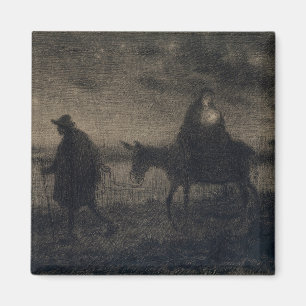 Jean-Francois Millet - The Flight Into Egypt Magnet