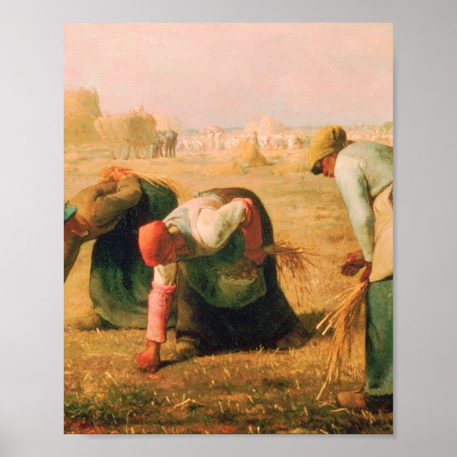 Jean Francois Millet - The Gleaners 1857 Poster (Front)
