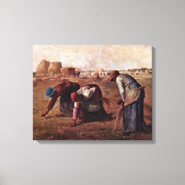 Jean-Francois Millet - The Gleaners Canvas Print (Front)