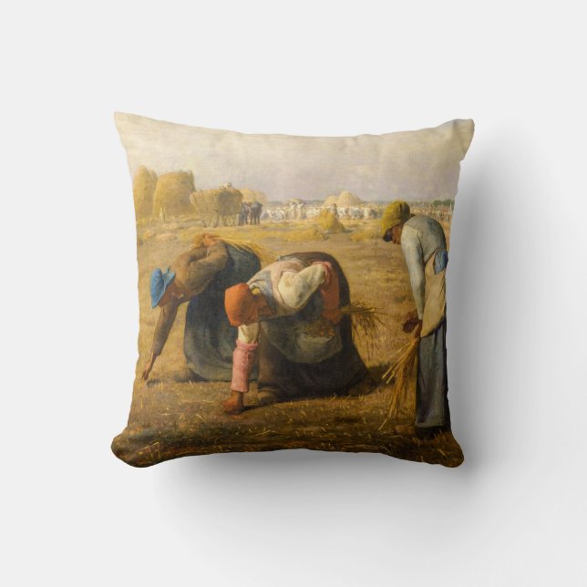 Jean-Francois Millet - The Gleaners Cushion (Front)