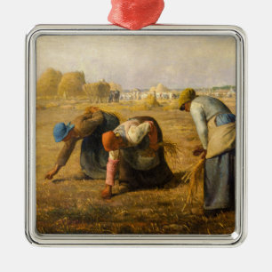 Jean-Francois Millet - The Gleaners Metal Tree Decoration