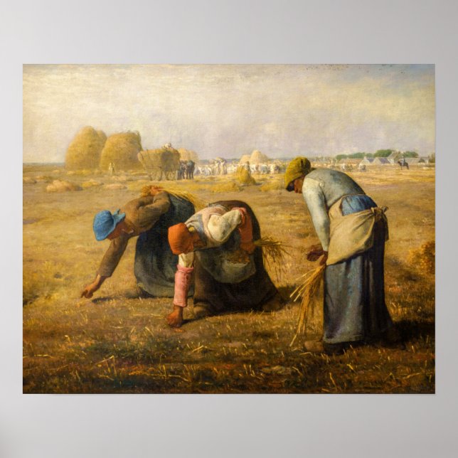 Jean-Francois Millet - The Gleaners Poster (Front)