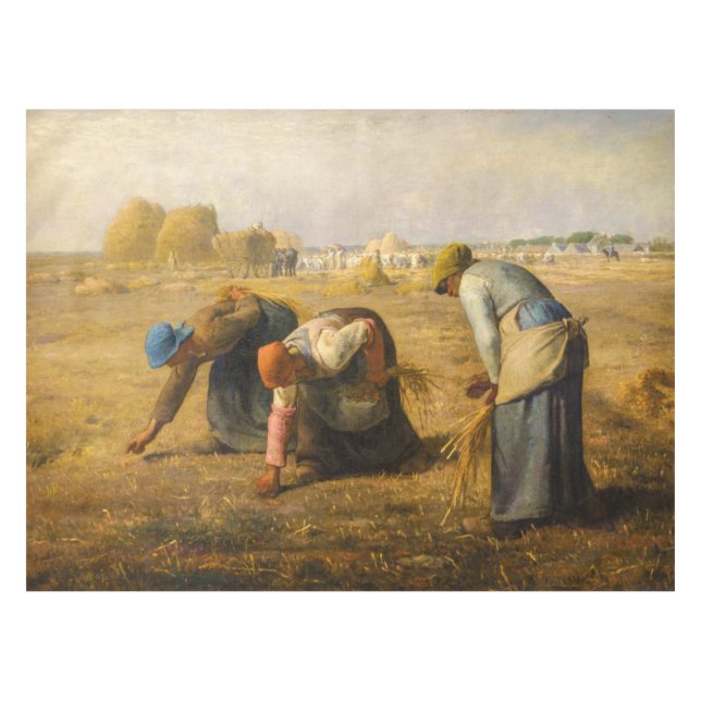 Jean-Francois Millet - The Gleaners Tablecloth (Front (Horizontal))