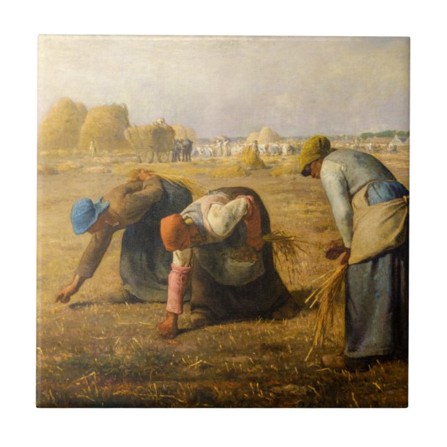Jean-Francois Millet - The Gleaners Tile (Front)