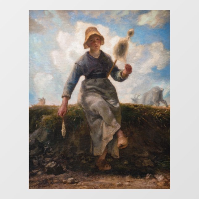 Jean-Francois Millet - The Spinner Girl (Sheet)