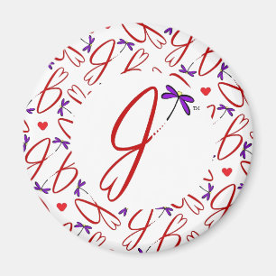Jean Hart Artwork logo design Magnet