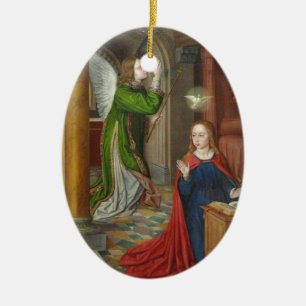 Jean Hey Annunciation Ceramic Tree Decoration