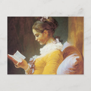 Jean-Honore Fragonard The Reader Postcard