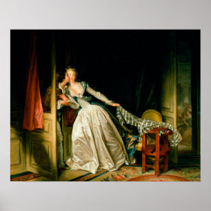 Jean-Honore Fragonard: The Stolen Kiss Poster