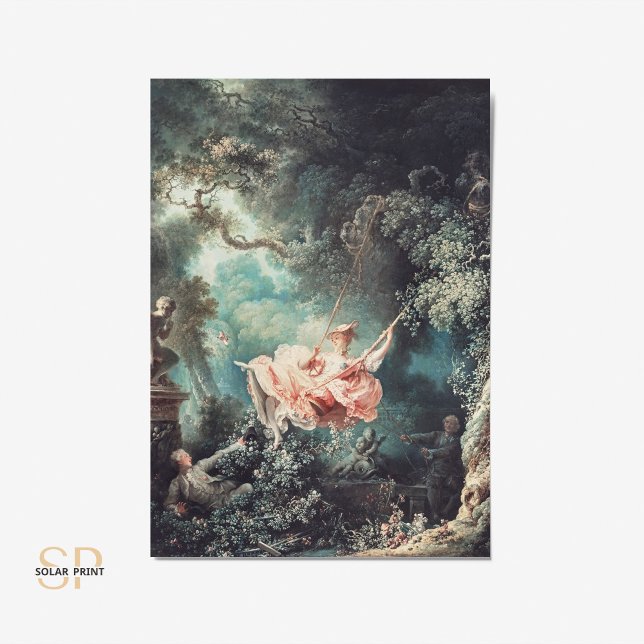 Jean-Honoré Fragonard The Swing Painting Art Print Postcard (Creator Uploaded)