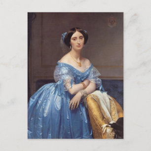 Jean Ingres- Portrait of the Princesse de Broglie Postcard