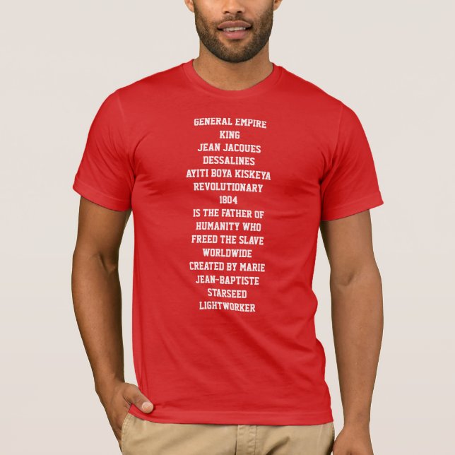 JEAN JACQUES DESSALINES T-Shirt (Front)